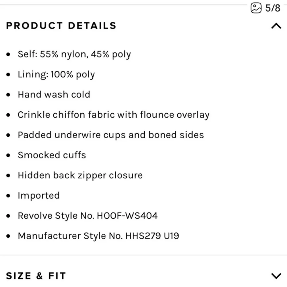 House of Harlowe 1960 x Revolve Burna Blouse in Cream - Size Small - Picture 11 of 11